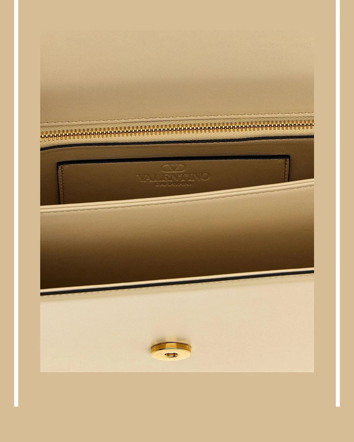 Valentino Garavani Cross Body Bag in white, Calfskin Leather — view 4