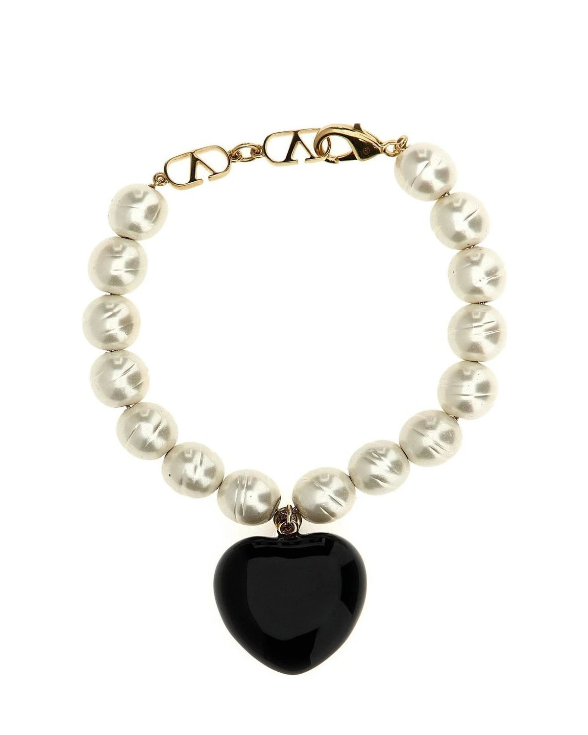 Valentino Garavani Bracelet in black, Brass — view 2