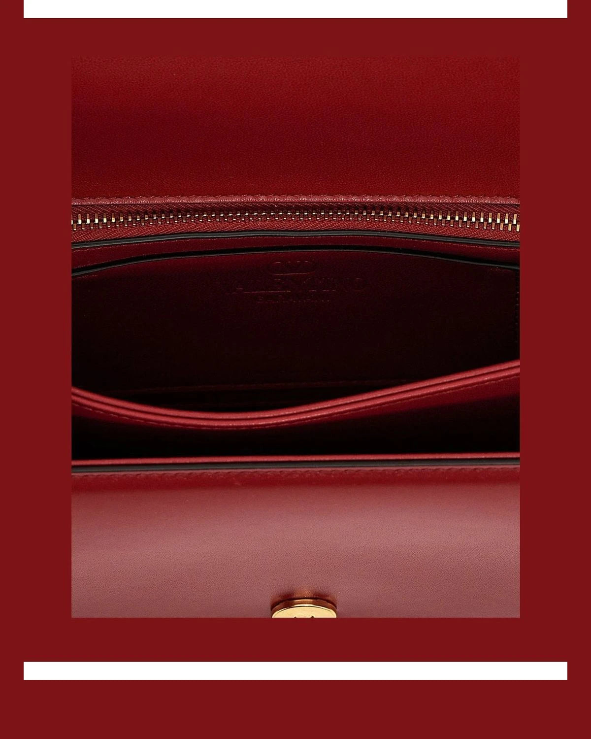 Valentino Garavani Shoulder Bag in multicolor, Calfskin Leather — view 4