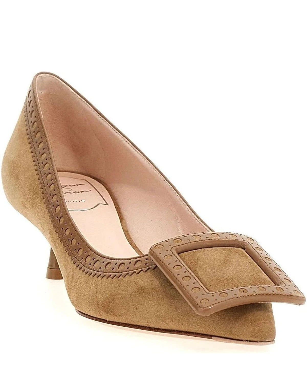 Roger Vivier Pumps in beige, Goat Leather — view 2