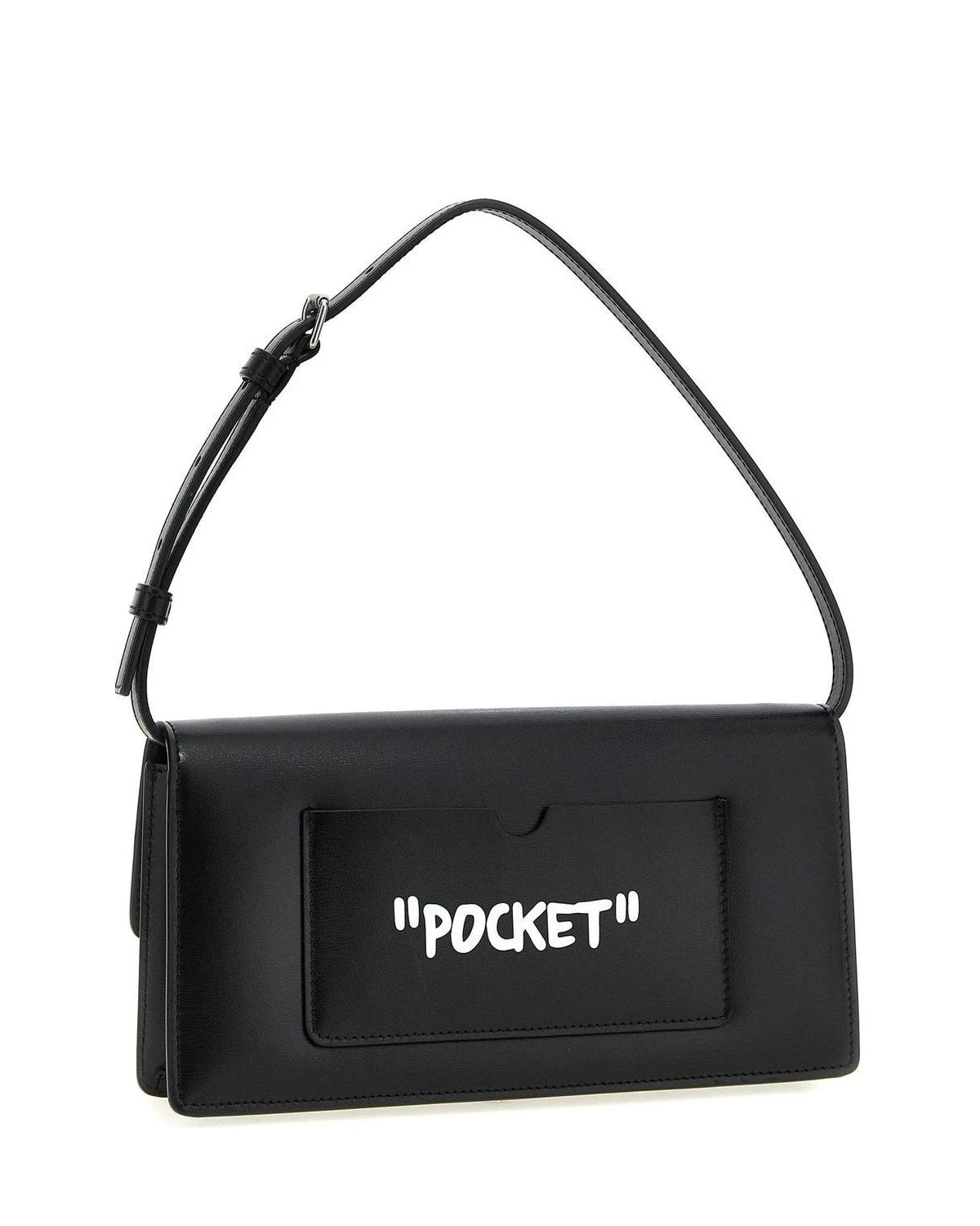 Off-White Shoulder Bag in black, Calfskin Leather — view 2