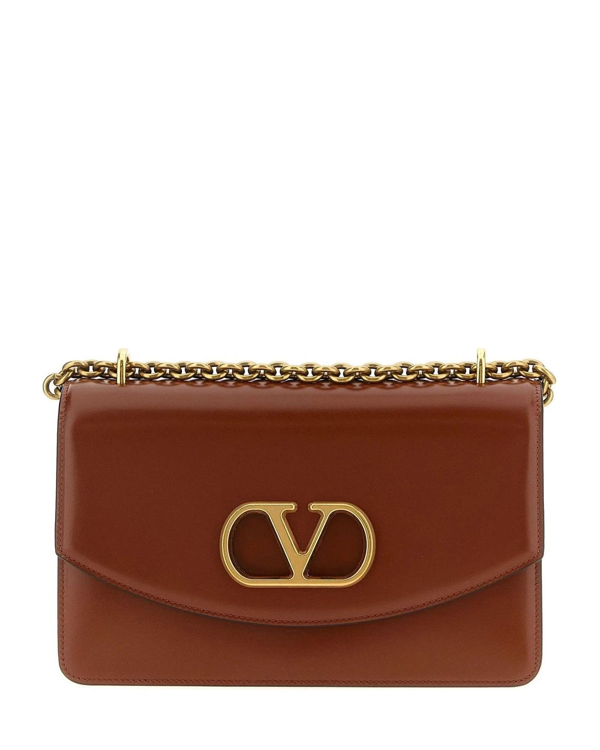 Valentino Garavani Cross Body Bag in brown, Calfskin Leather