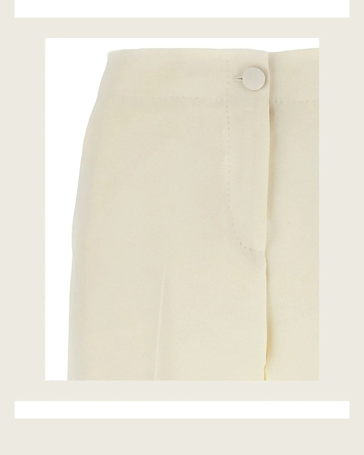 Brioni Trouser in white, Wool — view 3