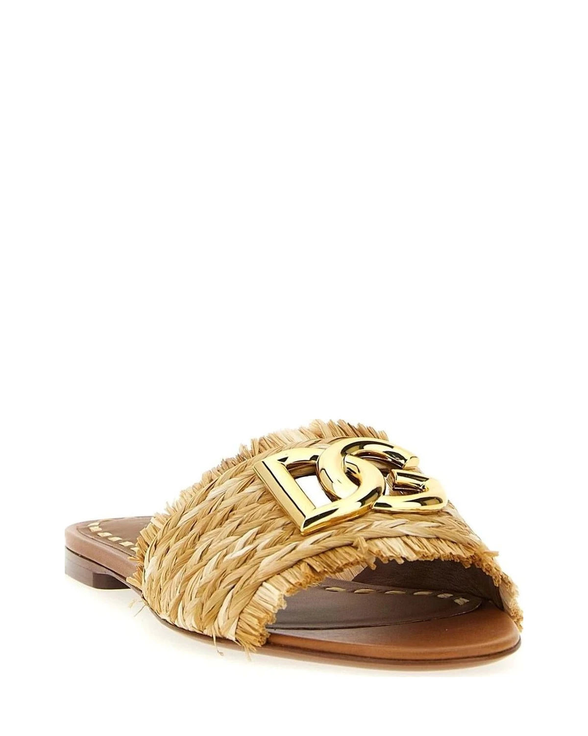 Dolce & Gabbana Sandals in brown, Raffia — view 2