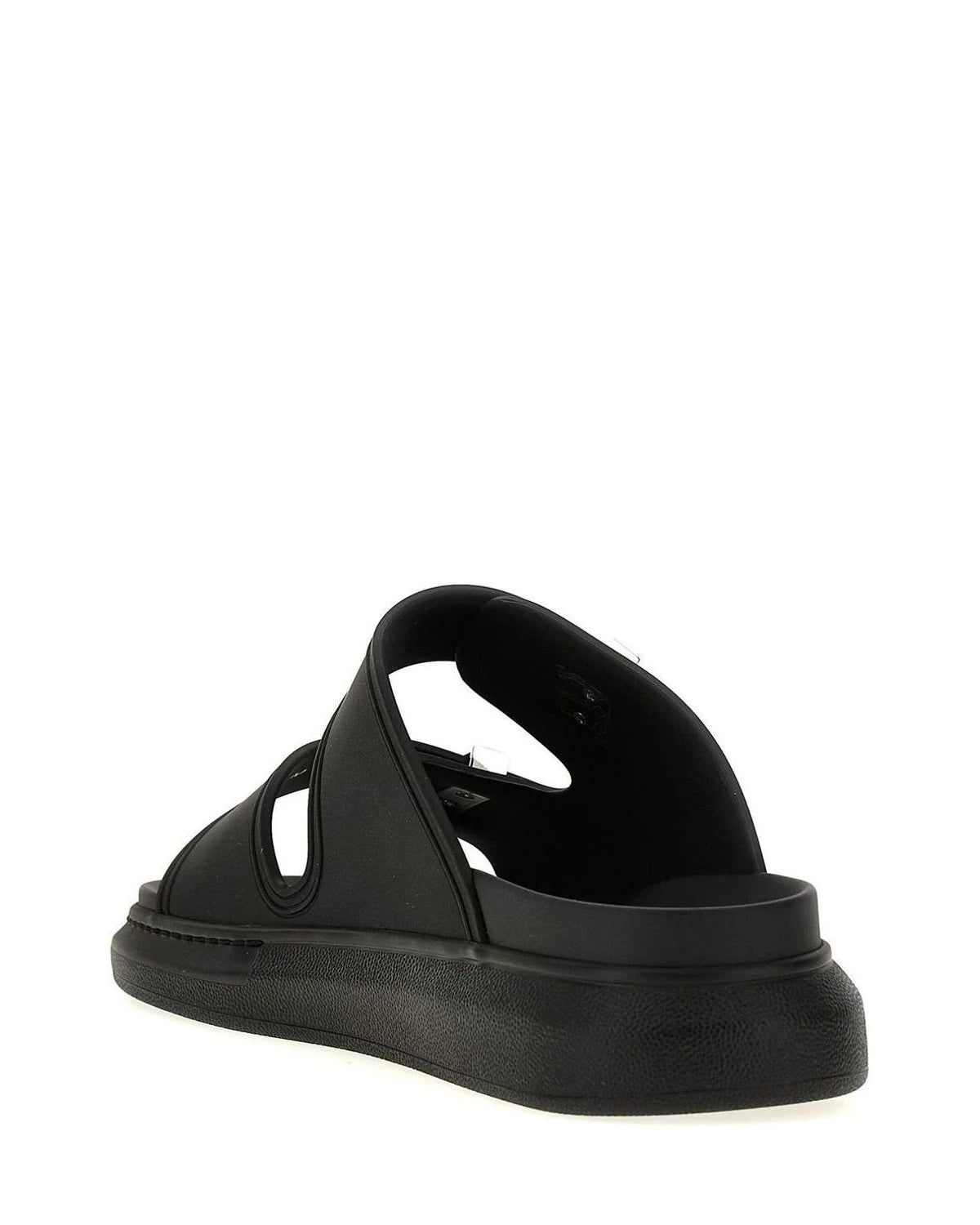 Alexander McQueen Slides in black, Rubber — view 3