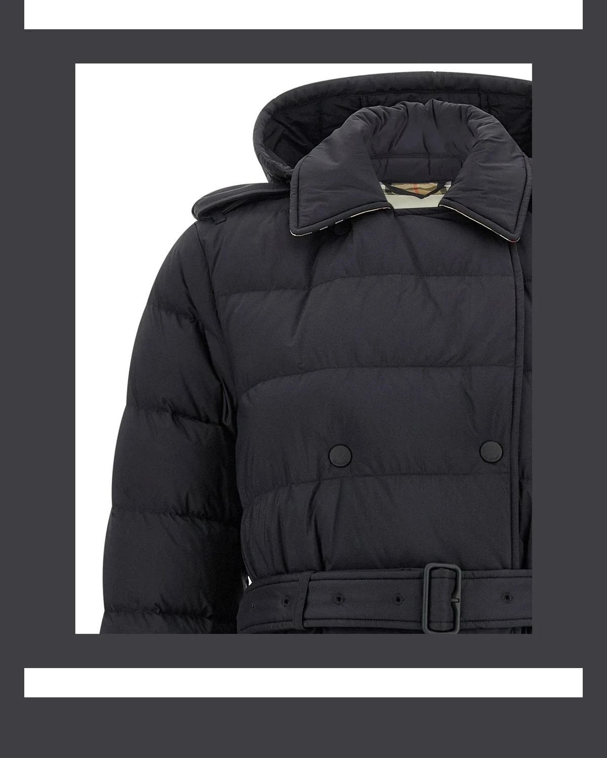 Burberry Puffer Jacket in black, Polyamide — view 4
