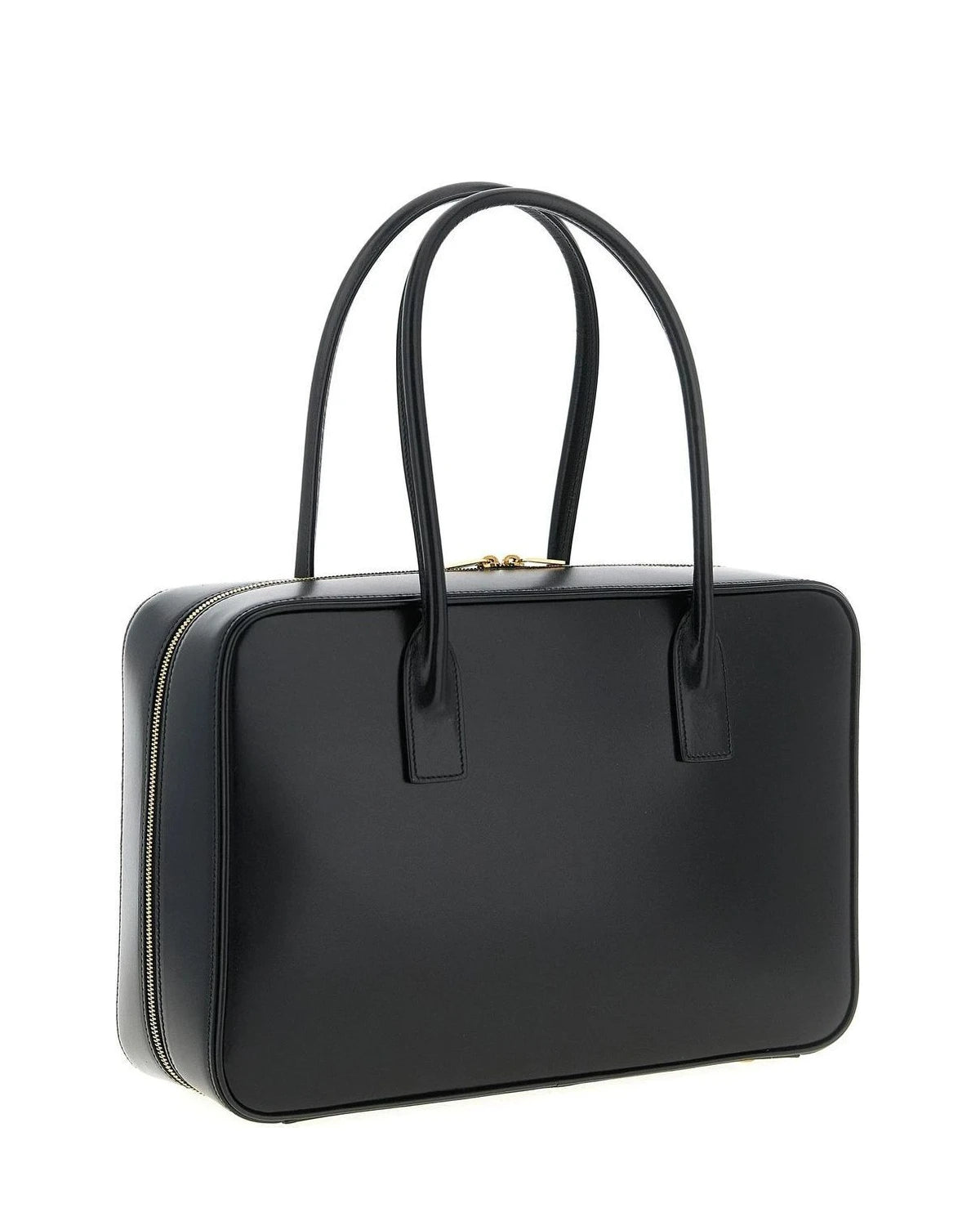 Saint Laurent Satchel Bag in black, Calfskin Leather — view 2