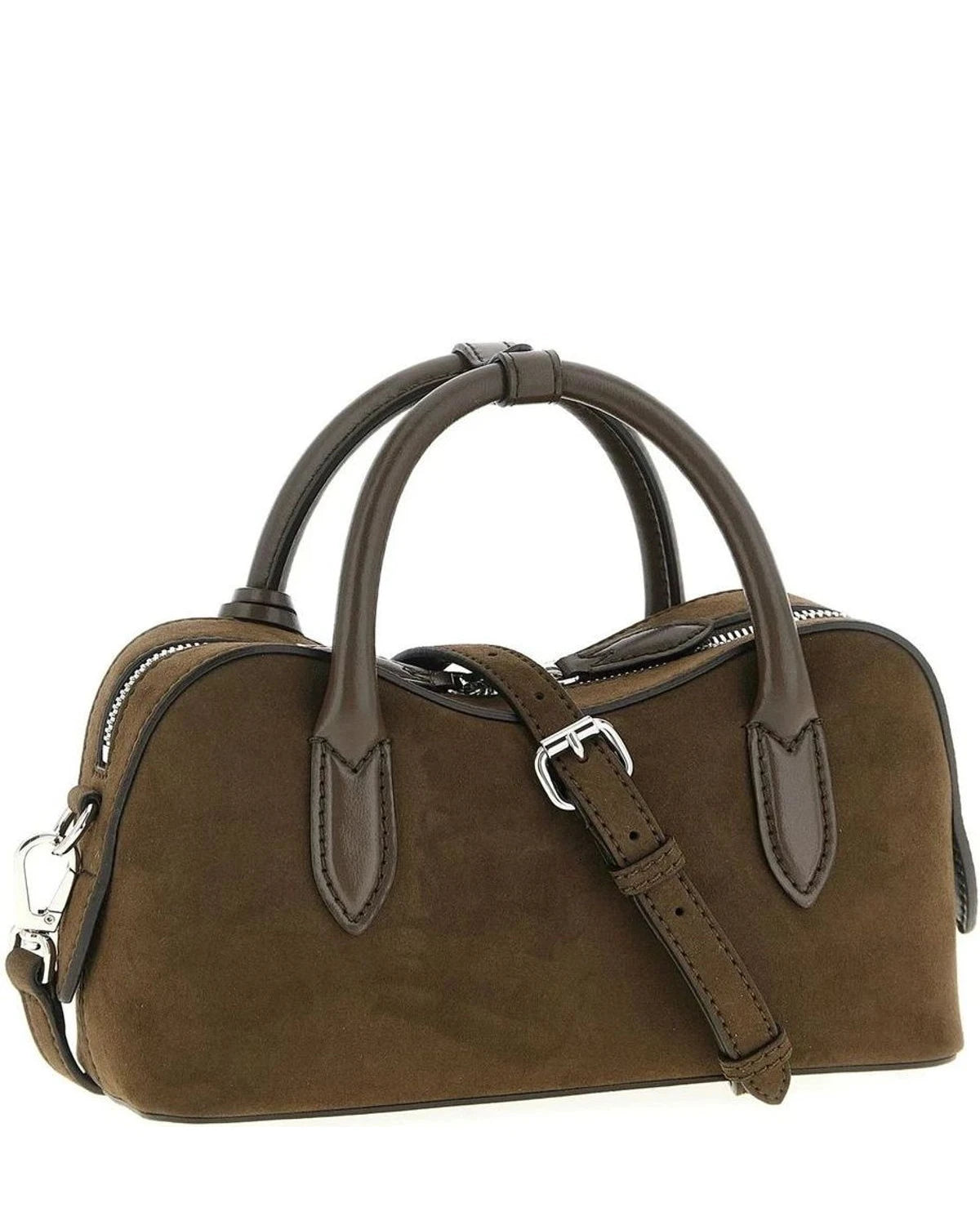 Stella McCartney Satchel Bag in brown, True Hemp — view 2