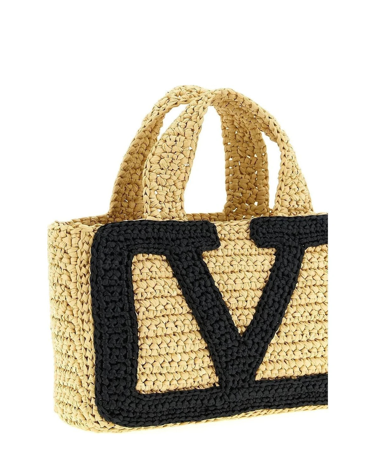 Valentino Garavani Shopping Tote in black, Viscose — view 3