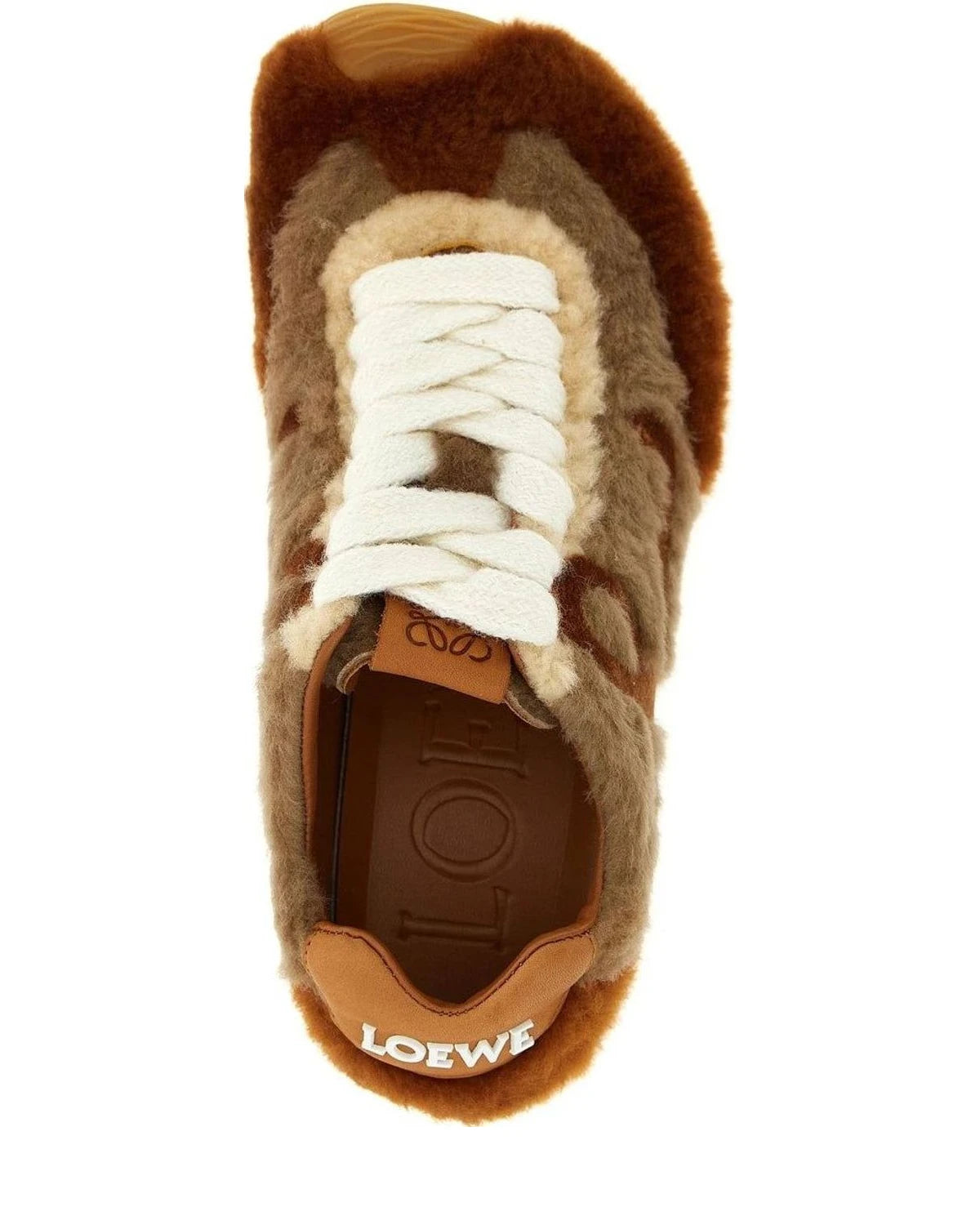 Loewe Sneakers in brown, Lamb Leather — view 4