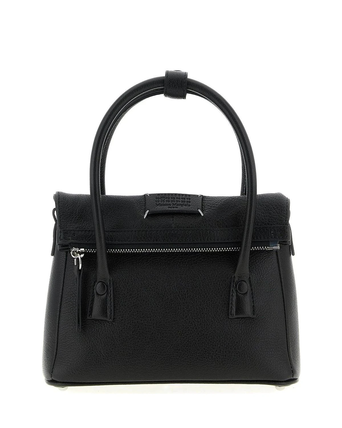 Maison Margiela Satchel Bag in black, Goat Cashmere