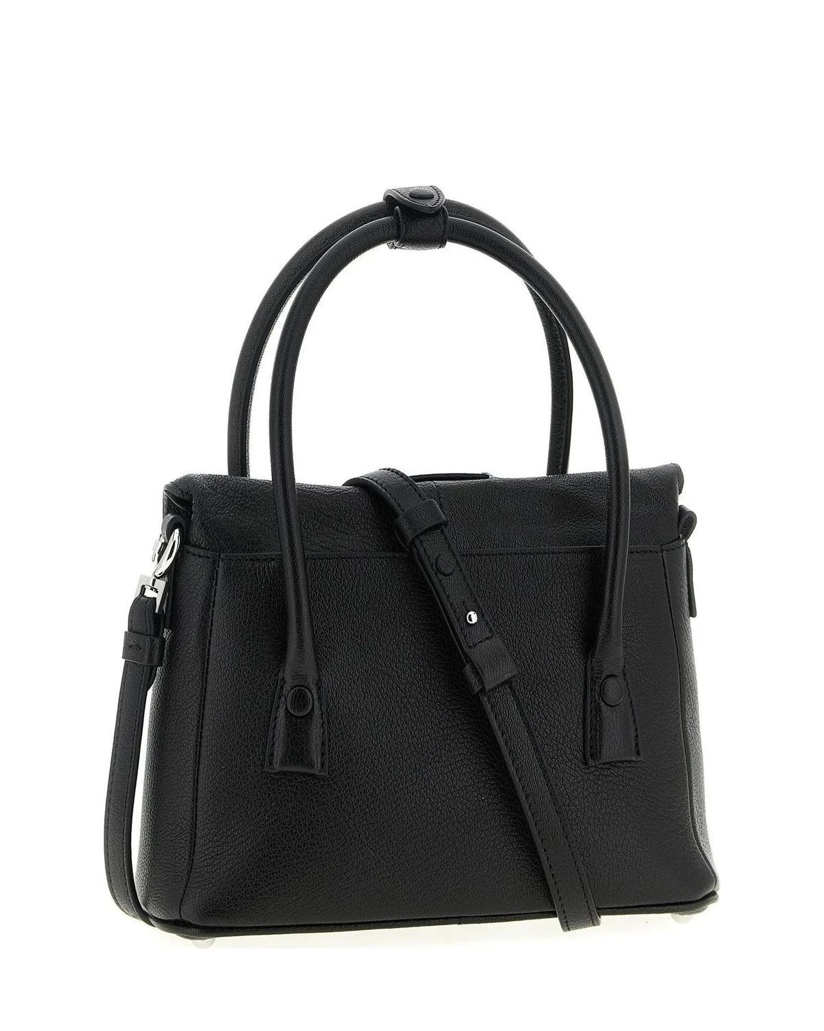 Maison Margiela Satchel Bag in black, Goat Cashmere — view 2