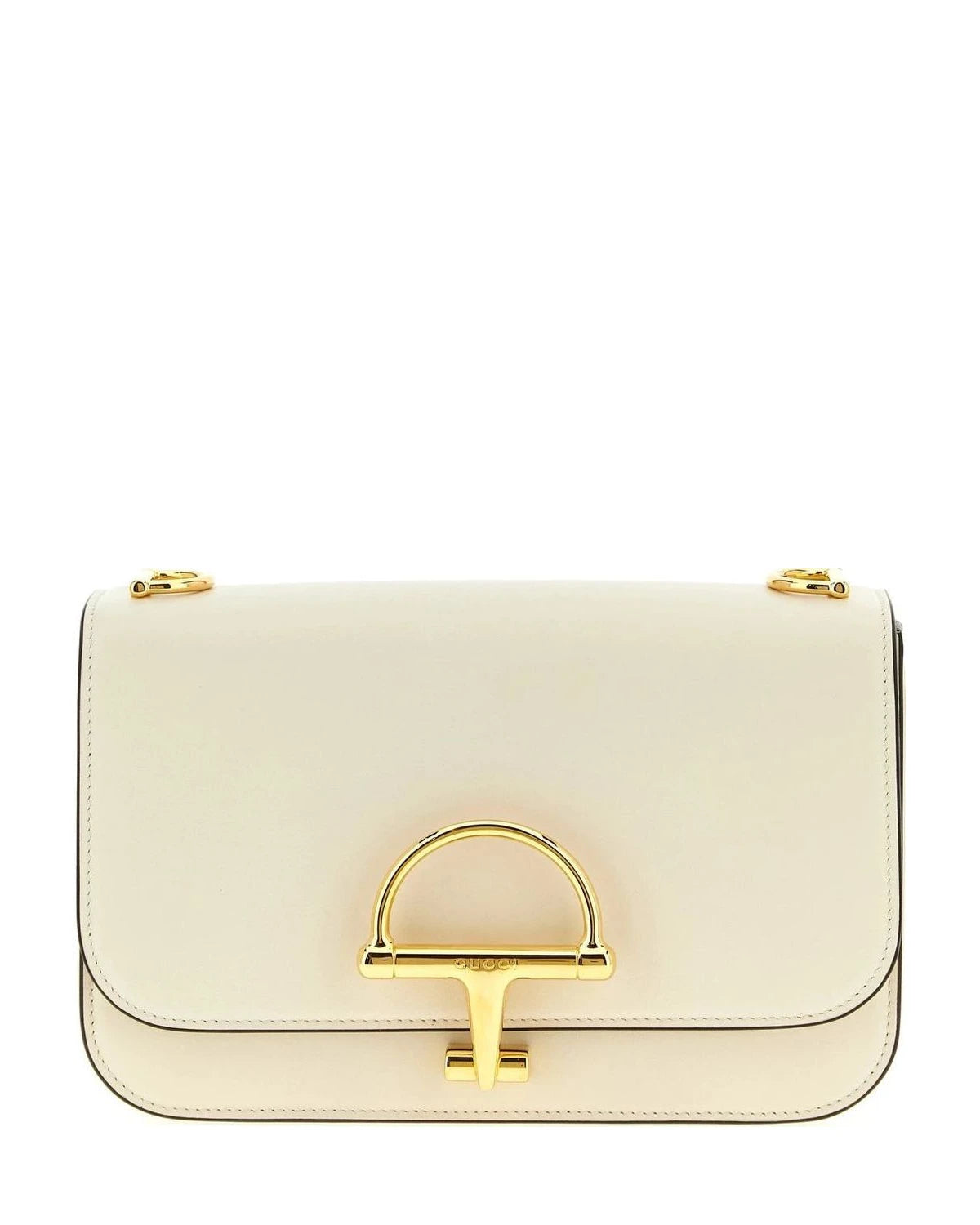 Gucci Shoulder Bag in white, Calfskin Leather