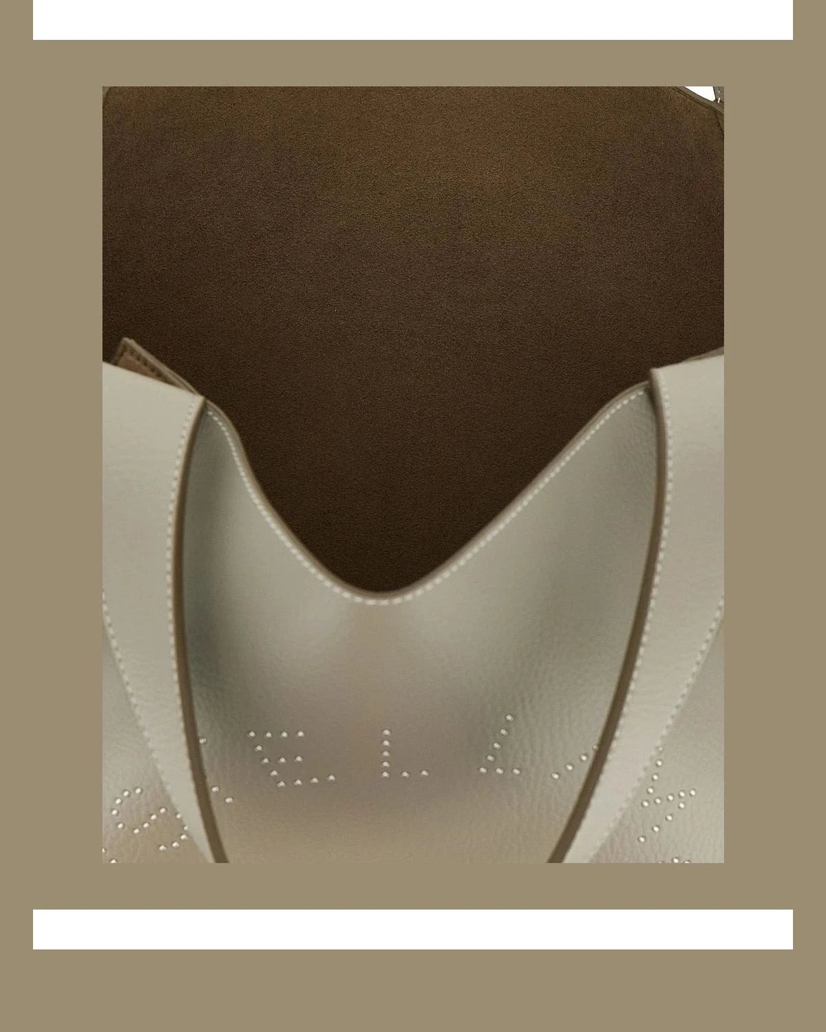 Stella McCartney Tote Bag in beige, Polyamide — view 4