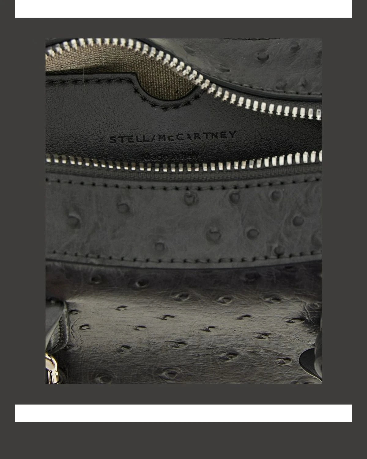 Stella McCartney Satchel Bag in gray, True Hemp — view 4
