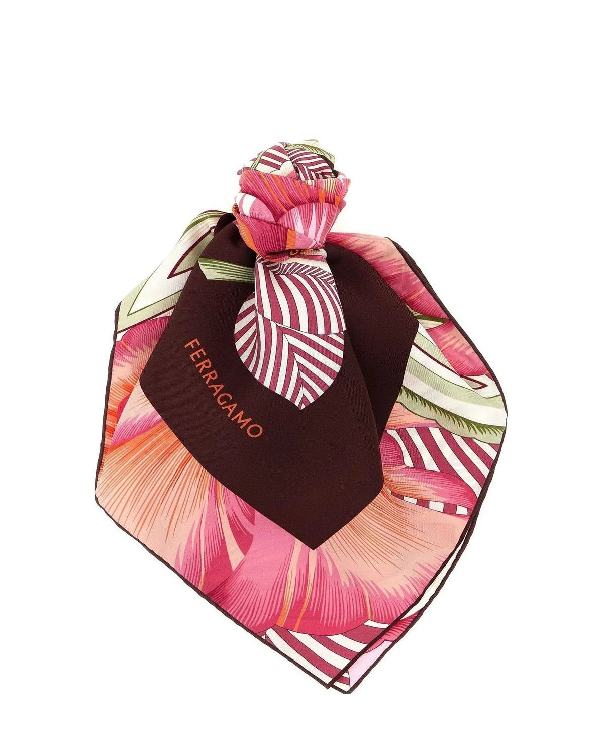 Ferragamo Scarves & Shawl in multicolor, Silk