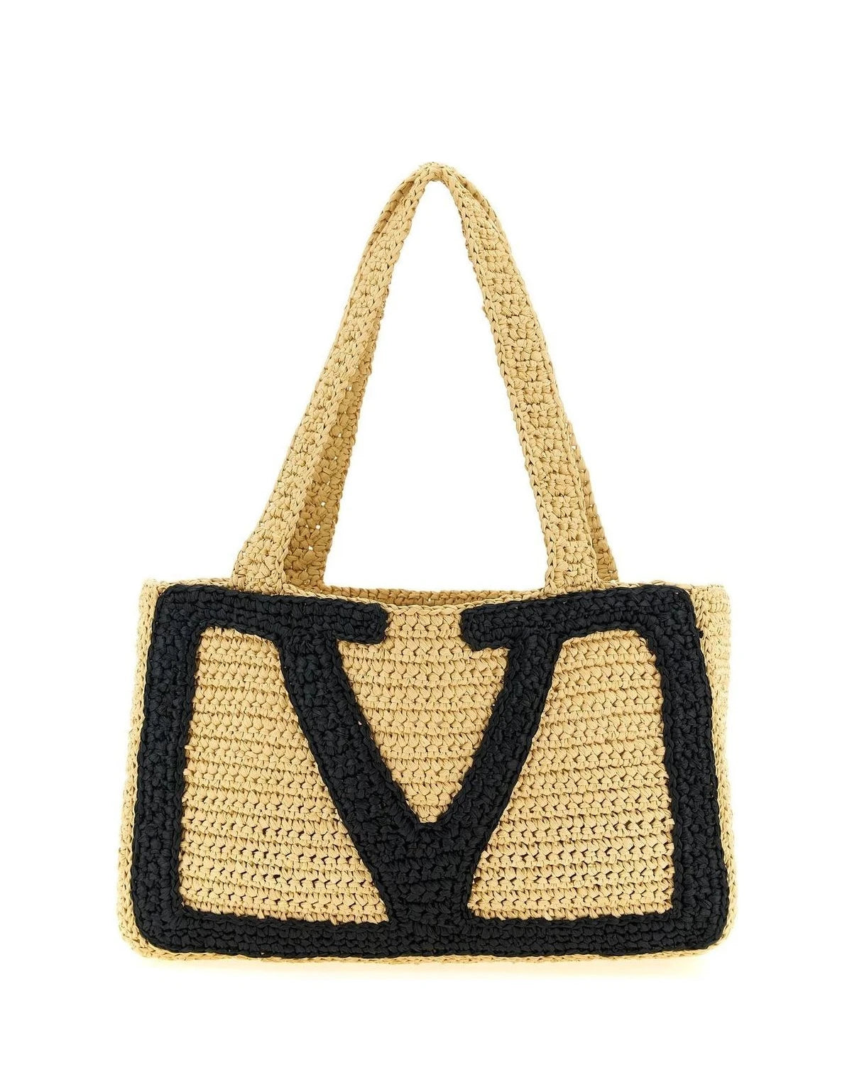 Valentino Garavani Tote Bag in beige, Viscose