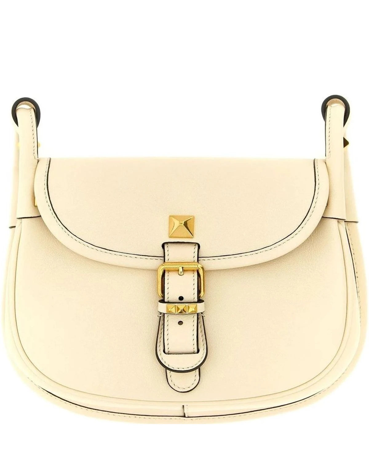 Valentino Garavani Shoulder Bag in white, Calfskin Leather