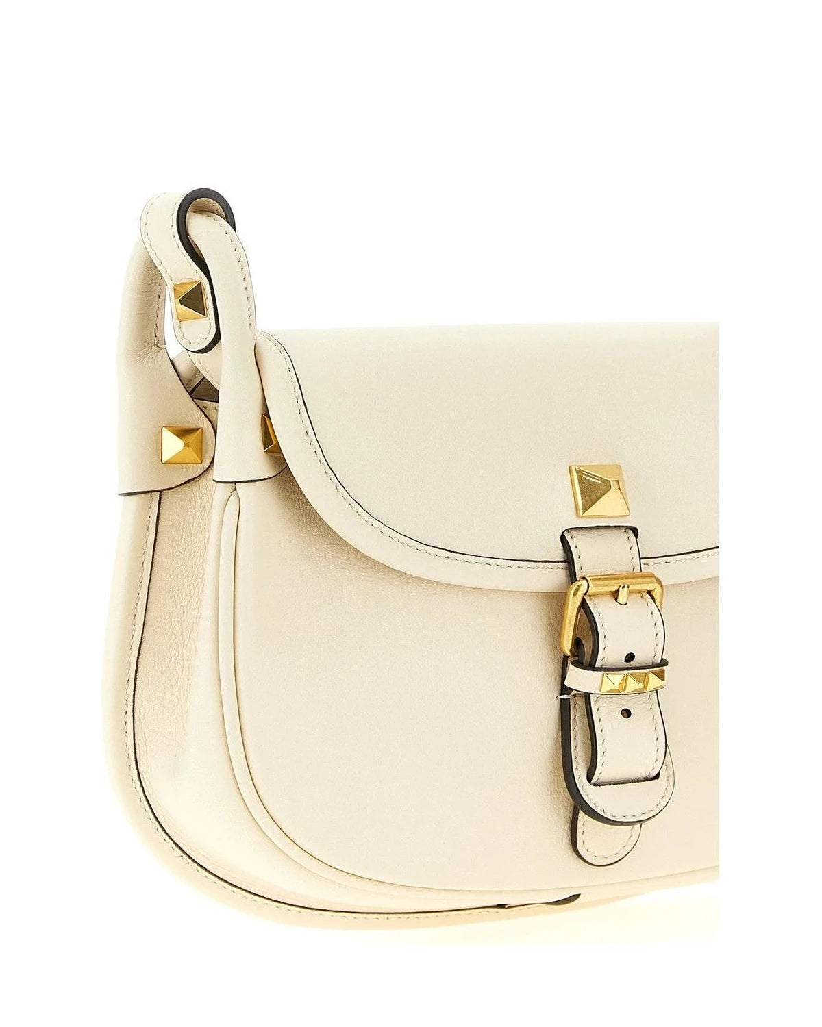 Valentino Garavani Shoulder Bag in white, Calfskin Leather β view 3