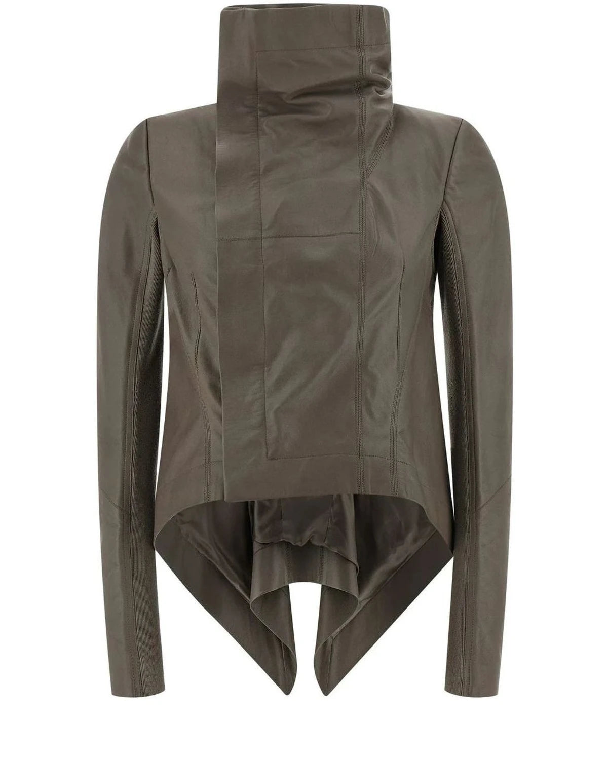 Rick Owens Bolero Jacket in gray, Lamb Leather
