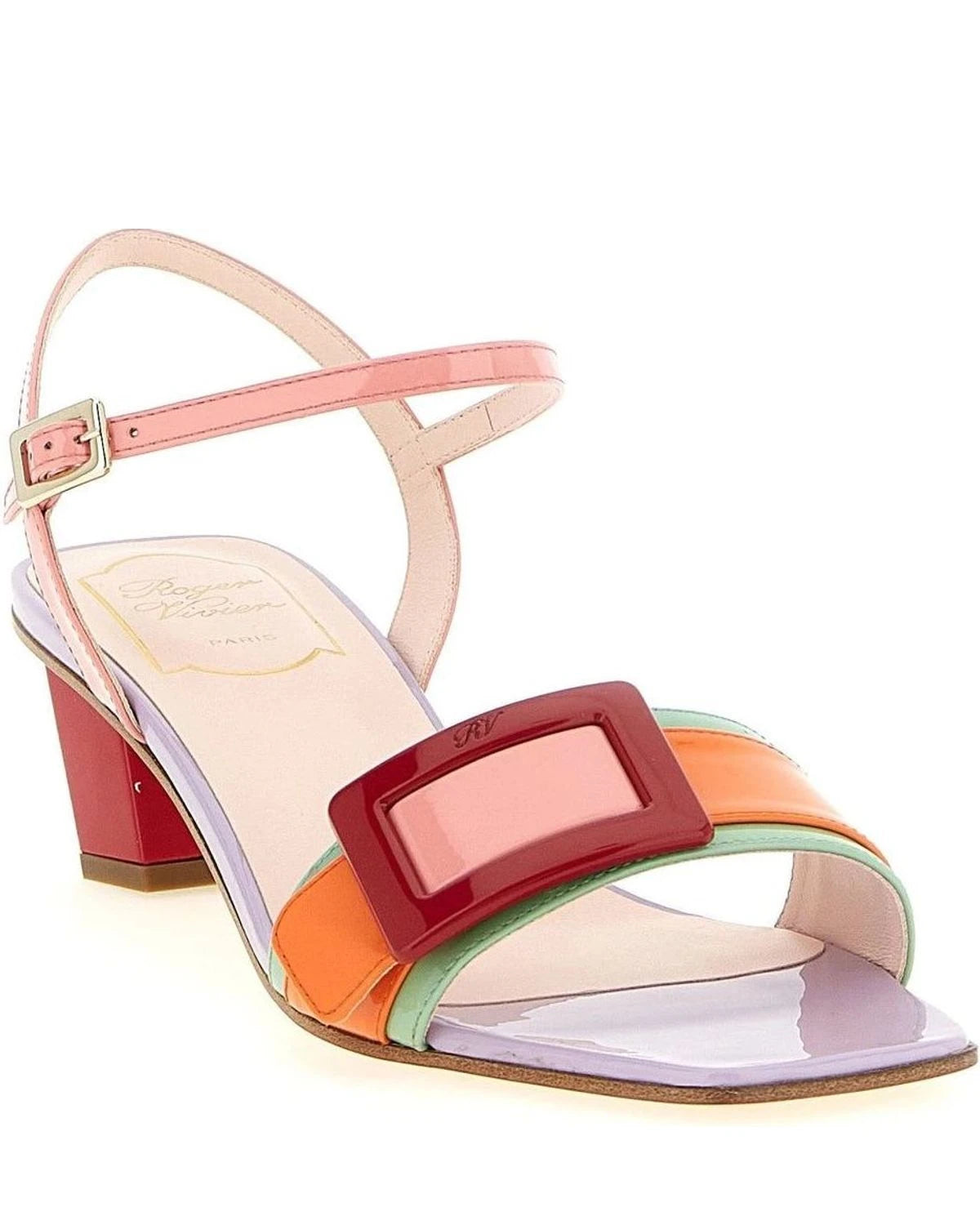 Roger Vivier Sandals in multicolor, Calfskin Leather β view 2