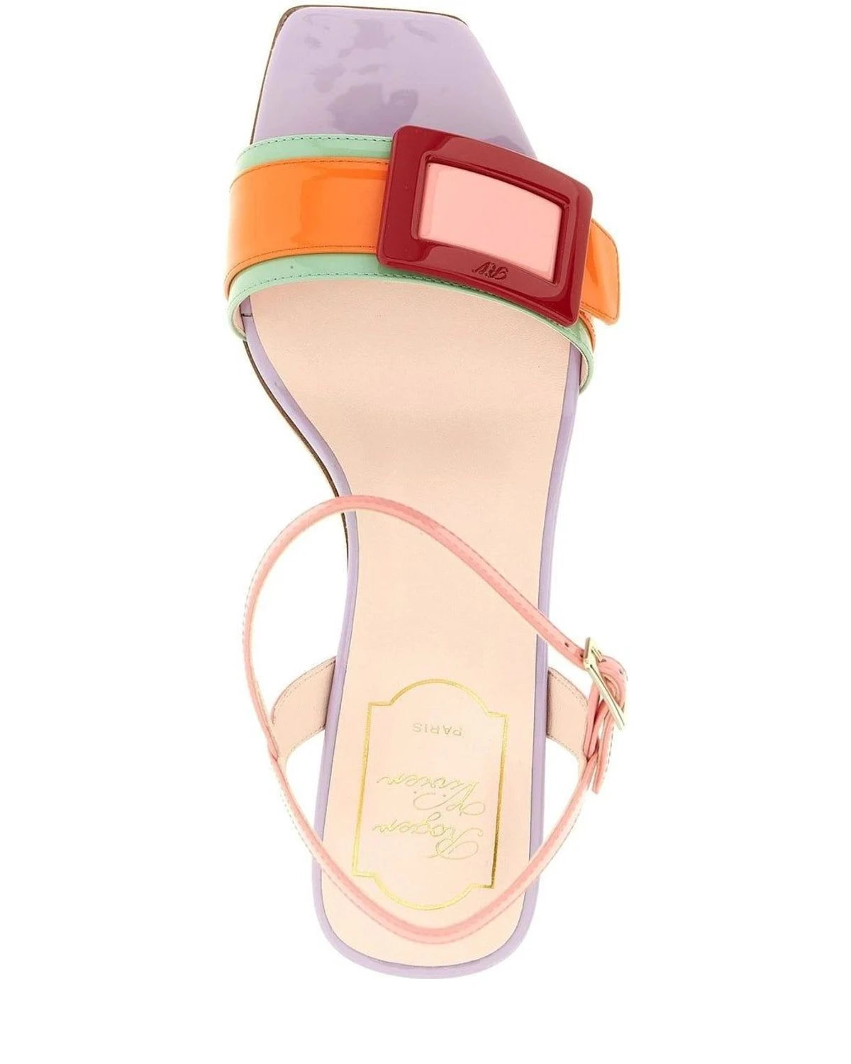 Roger Vivier Sandals in multicolor, Calfskin Leather β view 4