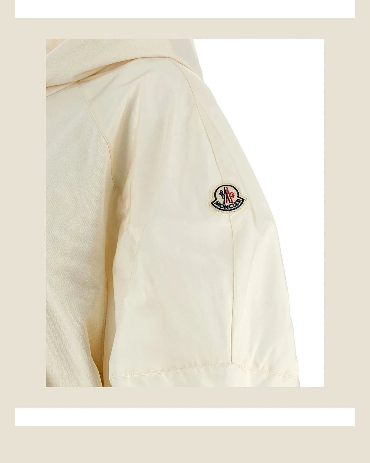 Moncler Hoodie in white, Cotton — view 4