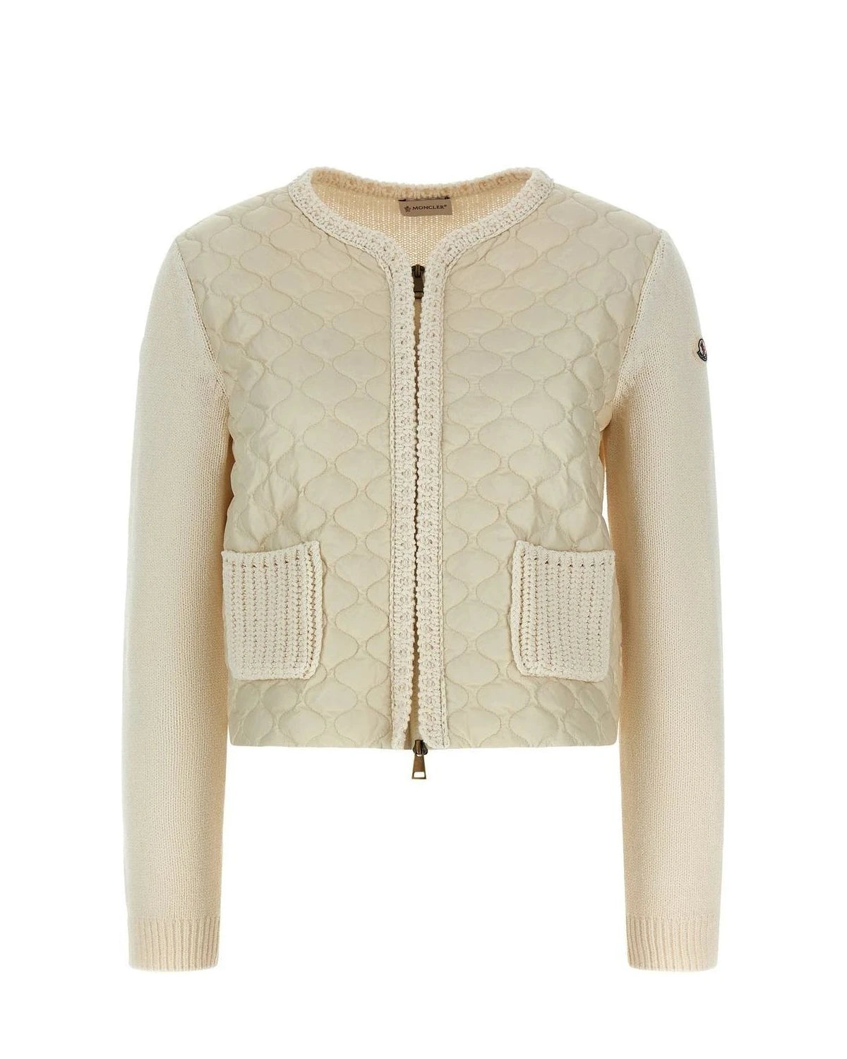 Moncler Cardigan in beige, Cotton