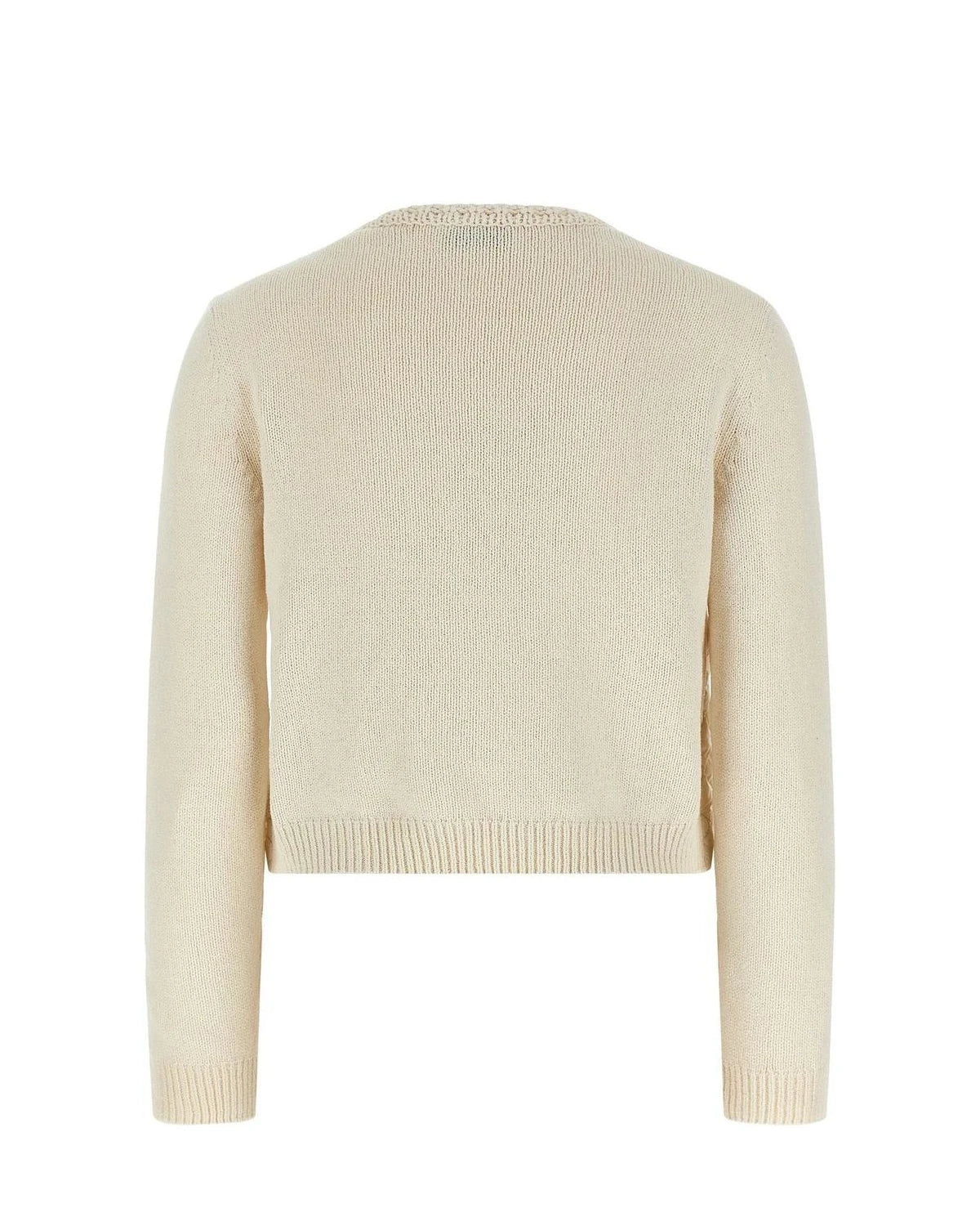 Moncler Cardigan in beige, Cotton — view 2