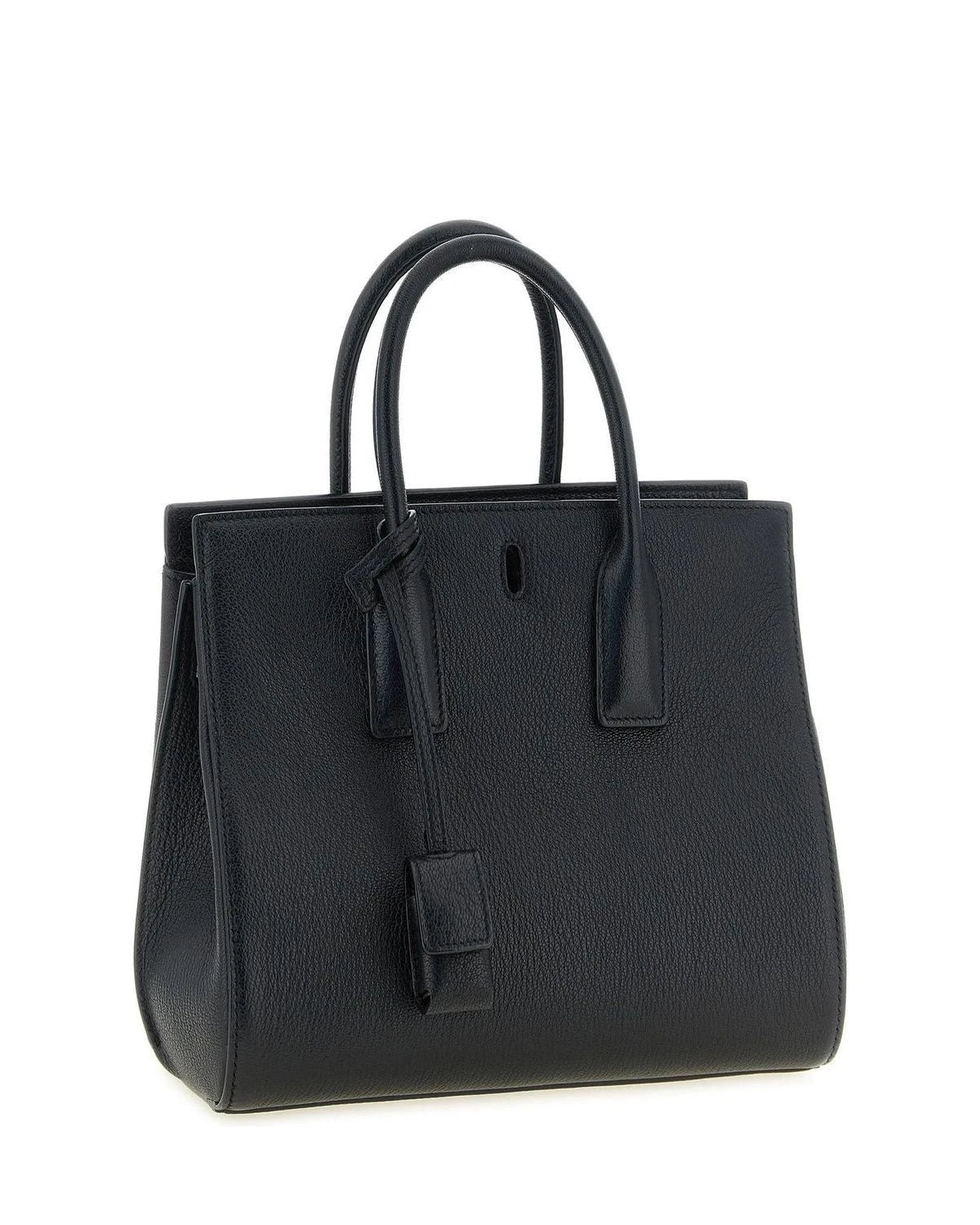 Saint Laurent Satchel Bag in black, Goat Leather — view 4