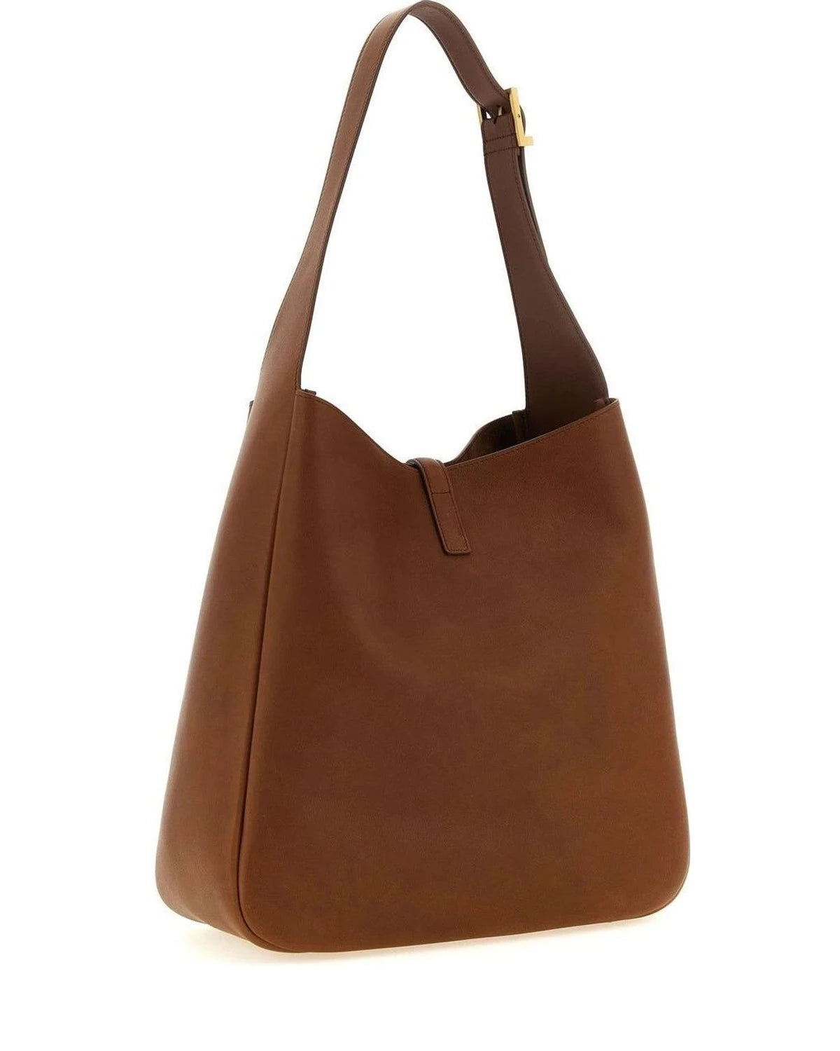 Saint Laurent Shoulder Bag in brown, Calfskin Leather — view 2