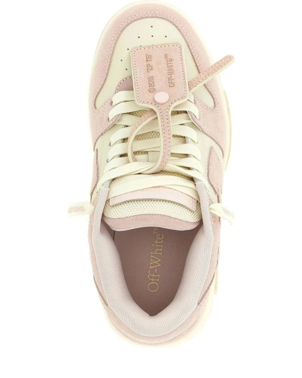 Off-White Sneakers in pink, Leather — view 5