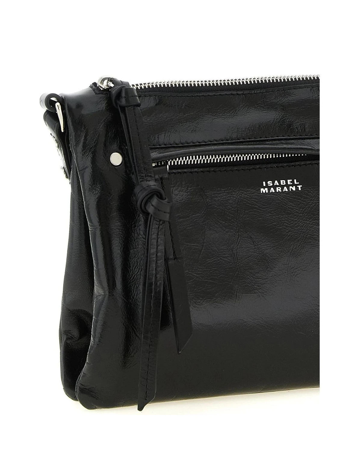 Isabel Marant Cross Body Bag in black, Calfskin Leather — view 3