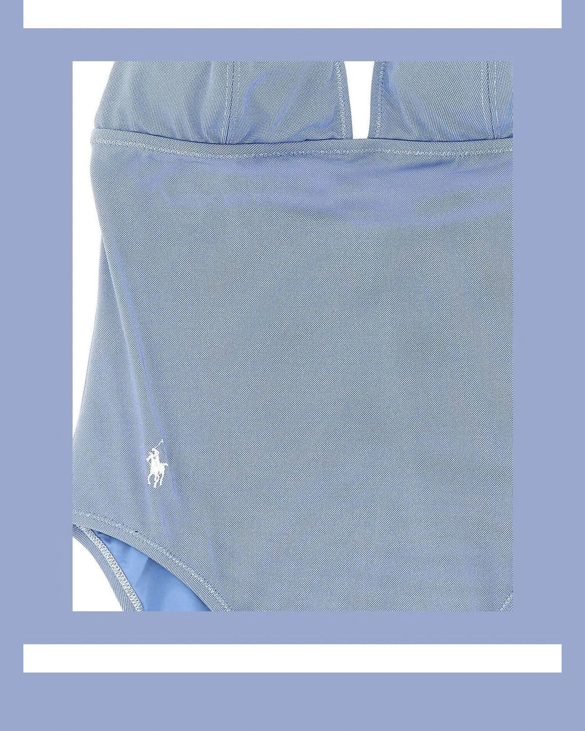 Polo Ralph Lauren One-Piece Swimsuit in blue, Nylon — view 3