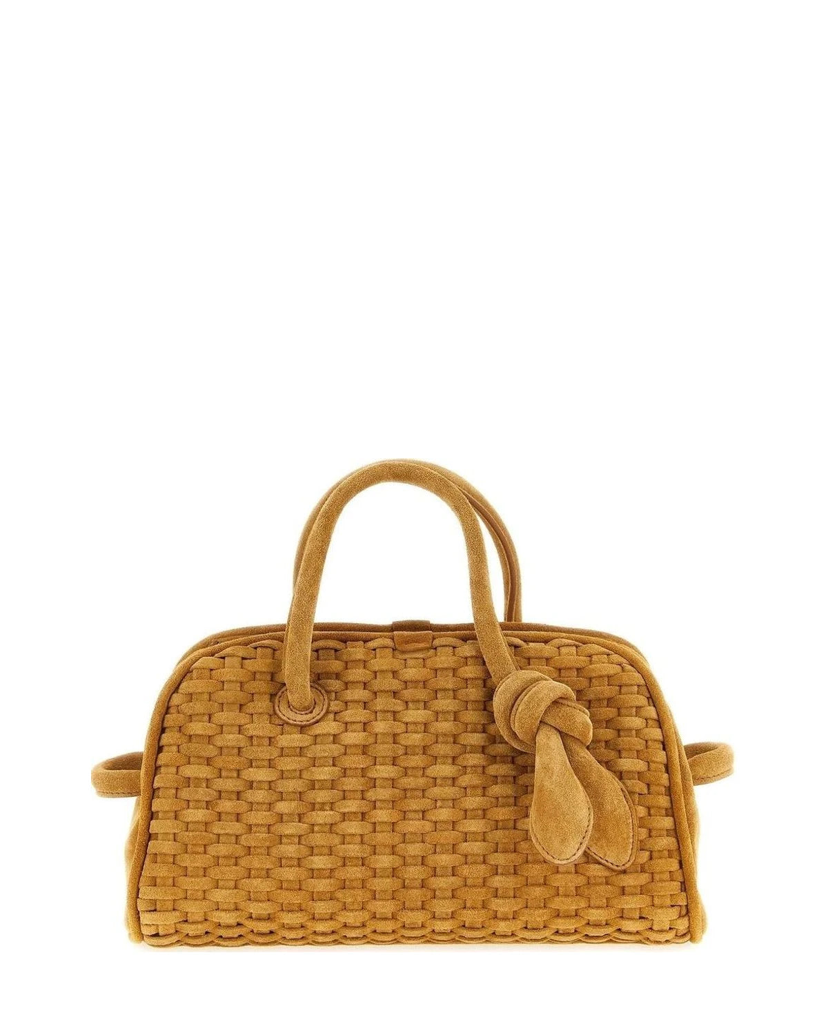 Jacquemus Satchel Bag in beige, Calfskin Leather