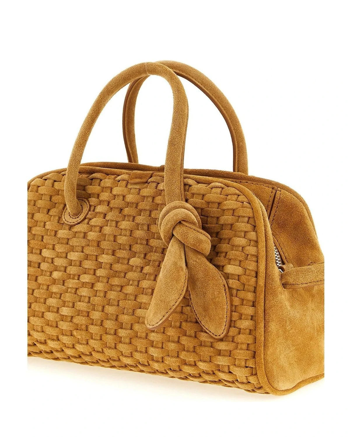 Jacquemus Satchel Bag in beige, Calfskin Leather — view 3