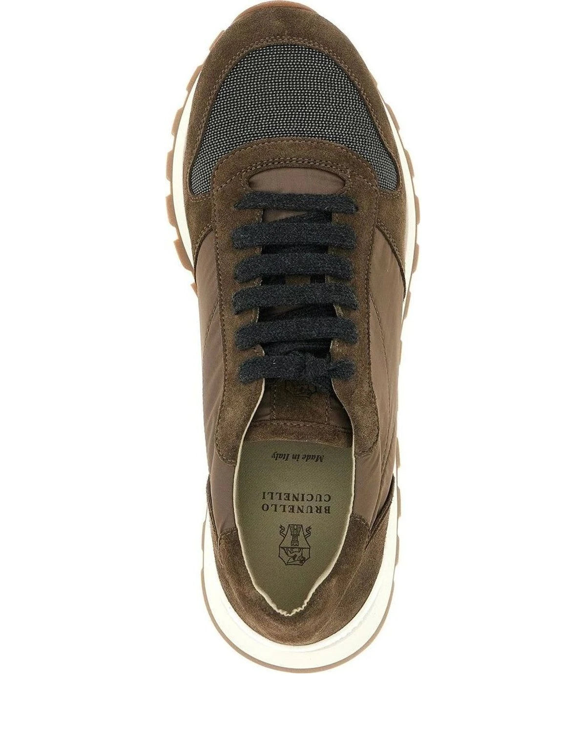 Brunello Cucinelli Athletic Shoes in brown, Calfskin Leather — view 4