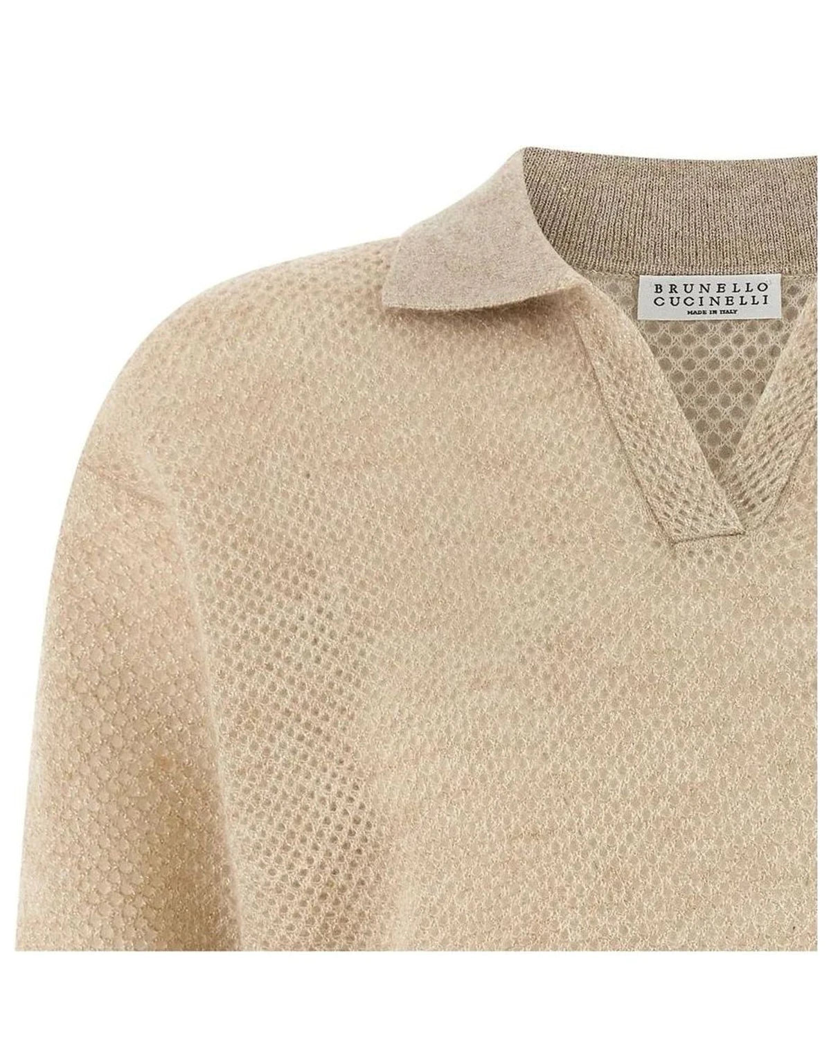 Brunello Cucinelli Polo in gold β view 3