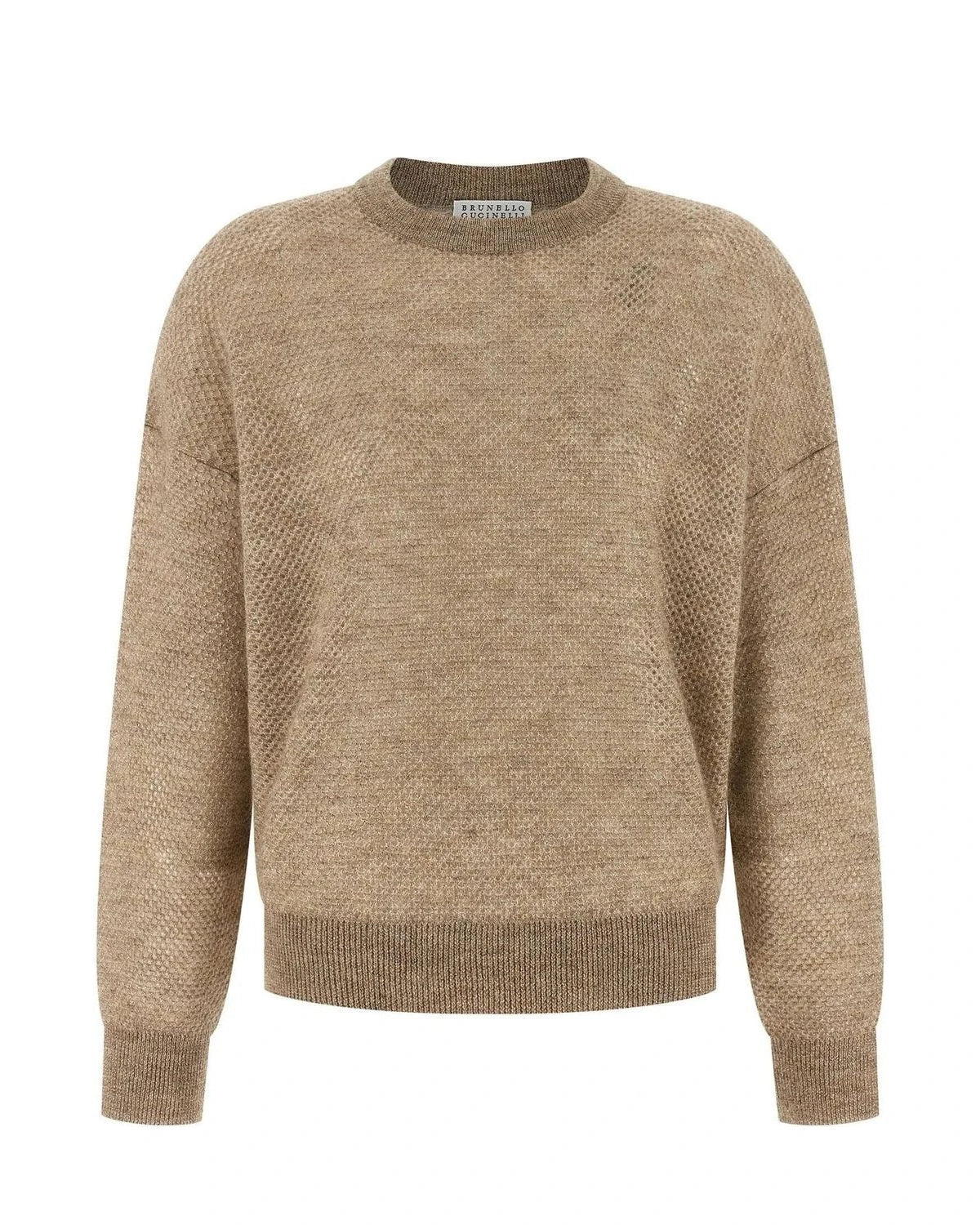 Brunello Cucinelli Sweater in beige, Mohair Wool