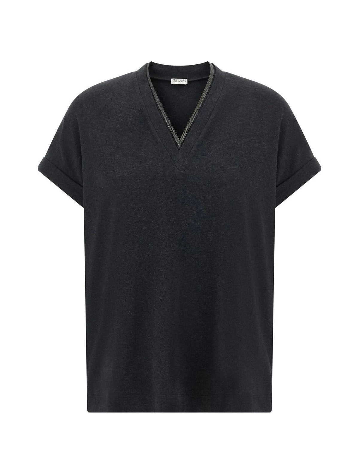 Brunello Cucinelli T-Shirt in gray, Cotton