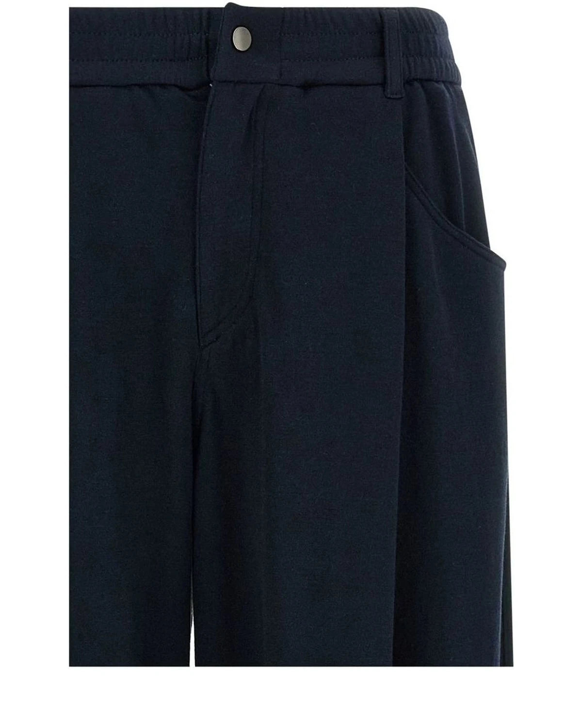 Brunello Cucinelli Palazzo Pant in blue, Cotton — view 3