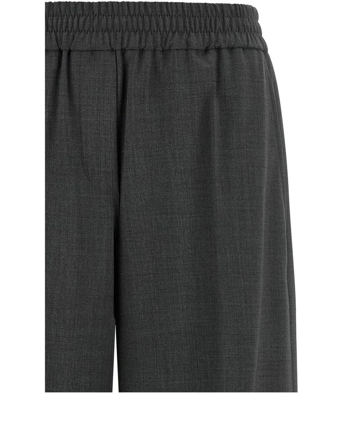 Brunello Cucinelli Trouser in gray, Virgin Wool — view 3