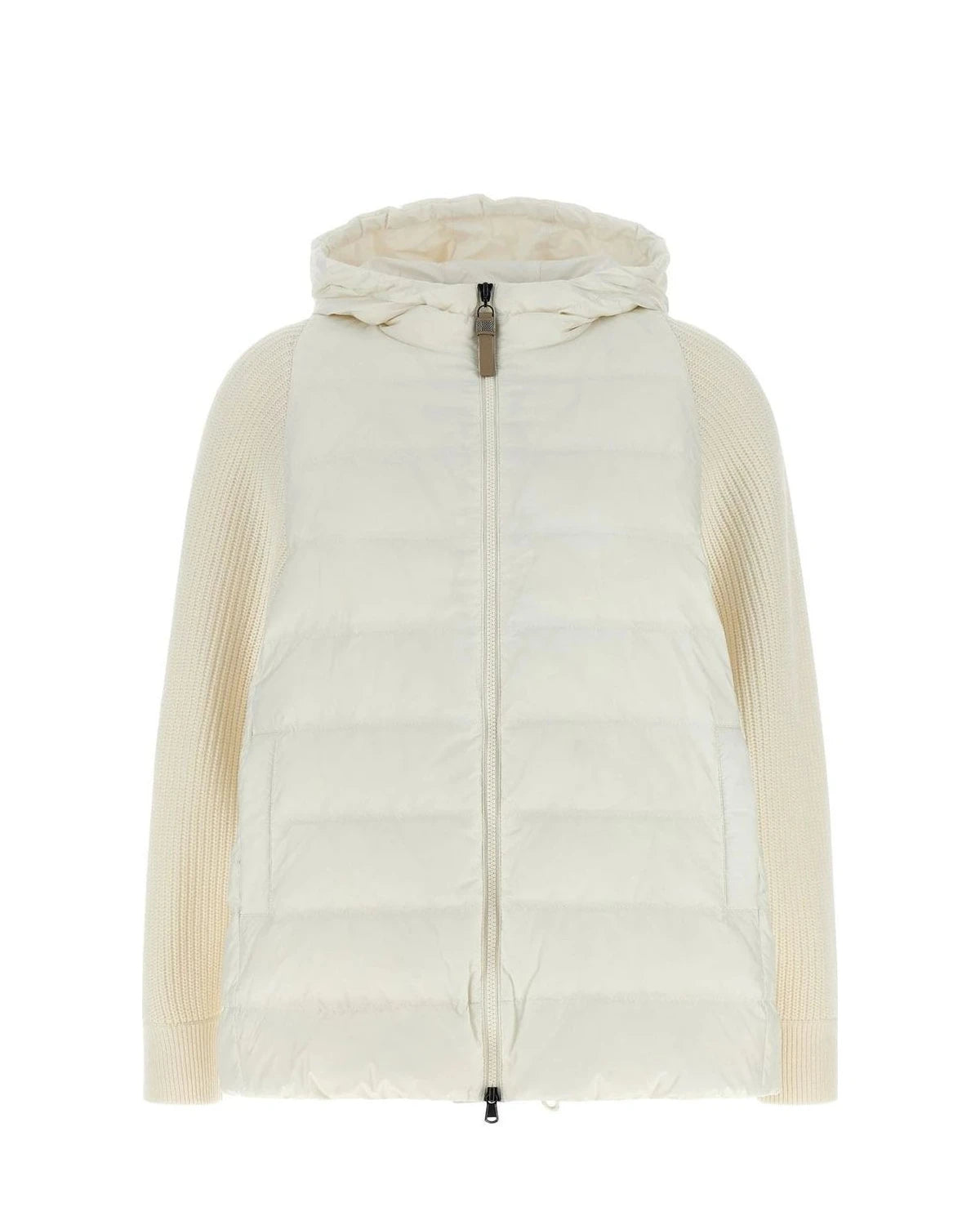 Brunello Cucinelli Puffer Jacket in white, Polyester