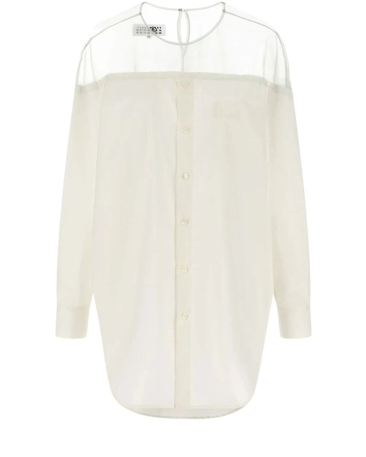 MM6 Maison Margiela Dress Shirt in white, Cotton