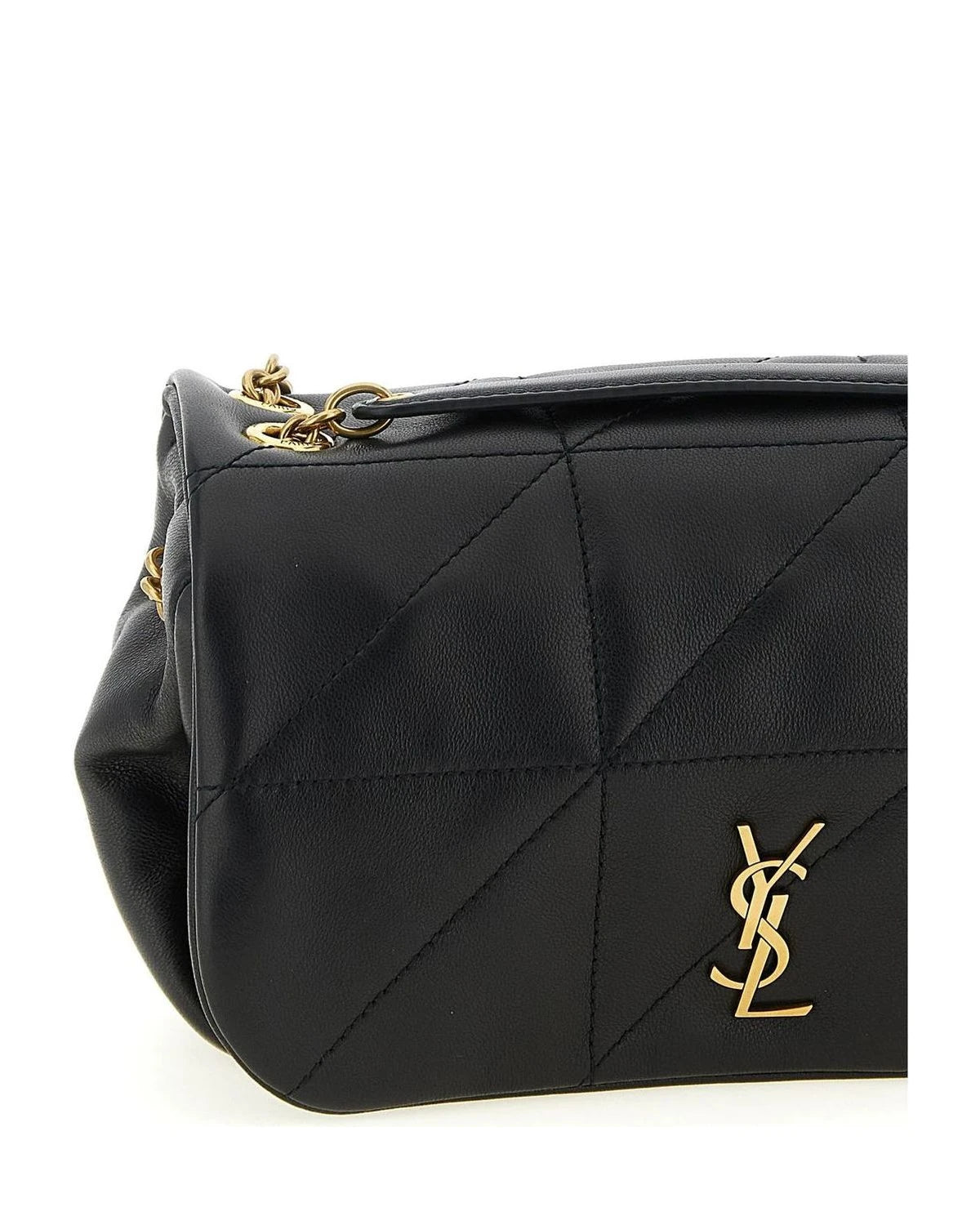Saint Laurent Shoulder Bag in black, Lamb Leather β view 3