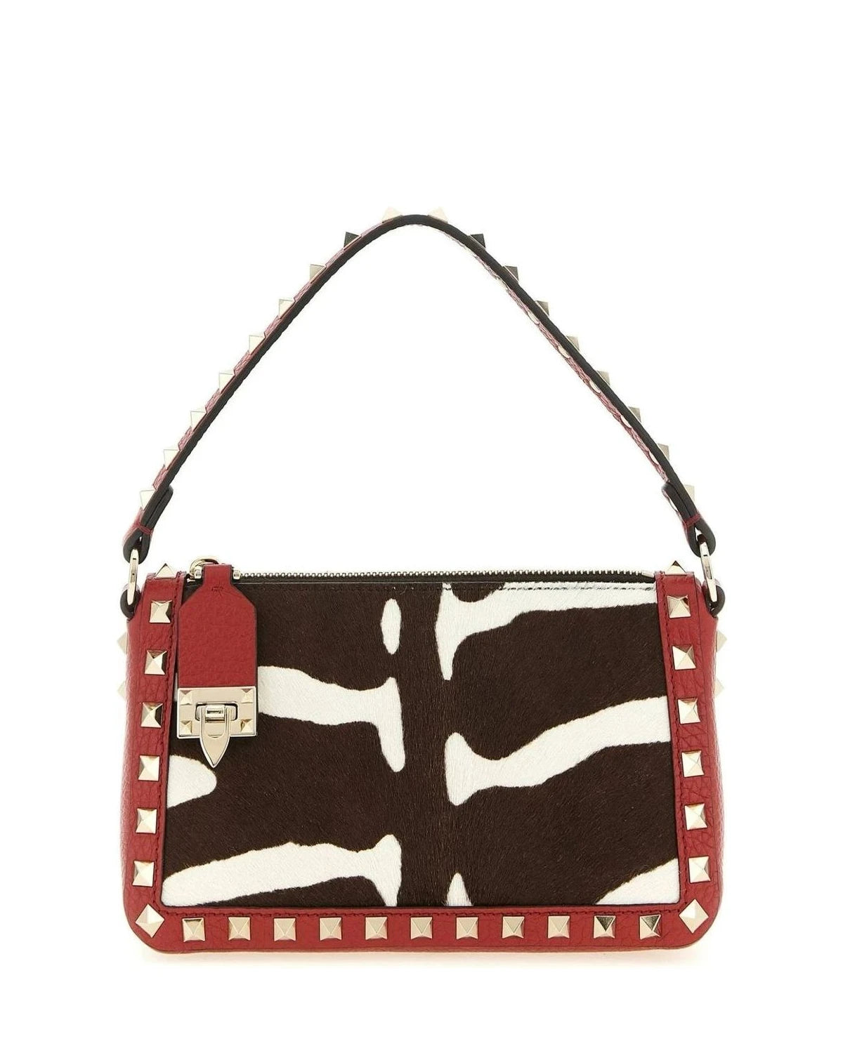 Valentino Garavani Shoulder Bag in red, Calfskin Leather