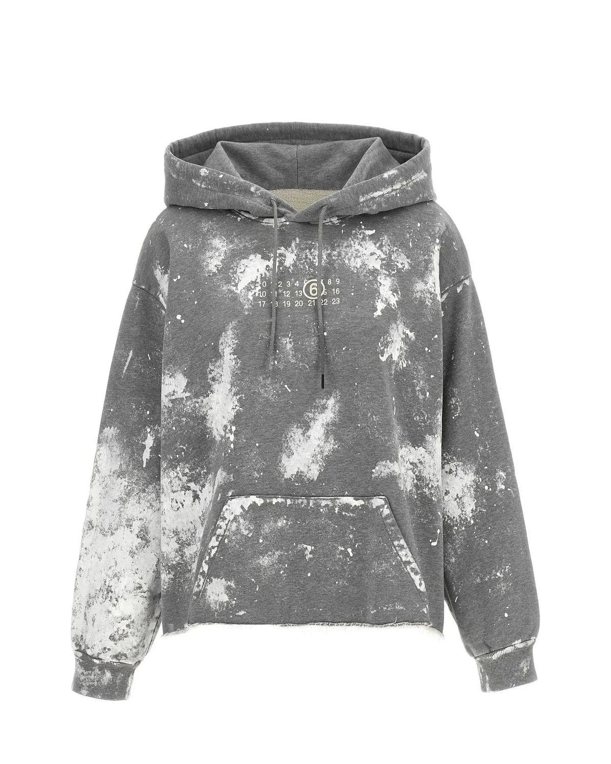 MM6 Maison Margiela Hoodie in gray, Cotton