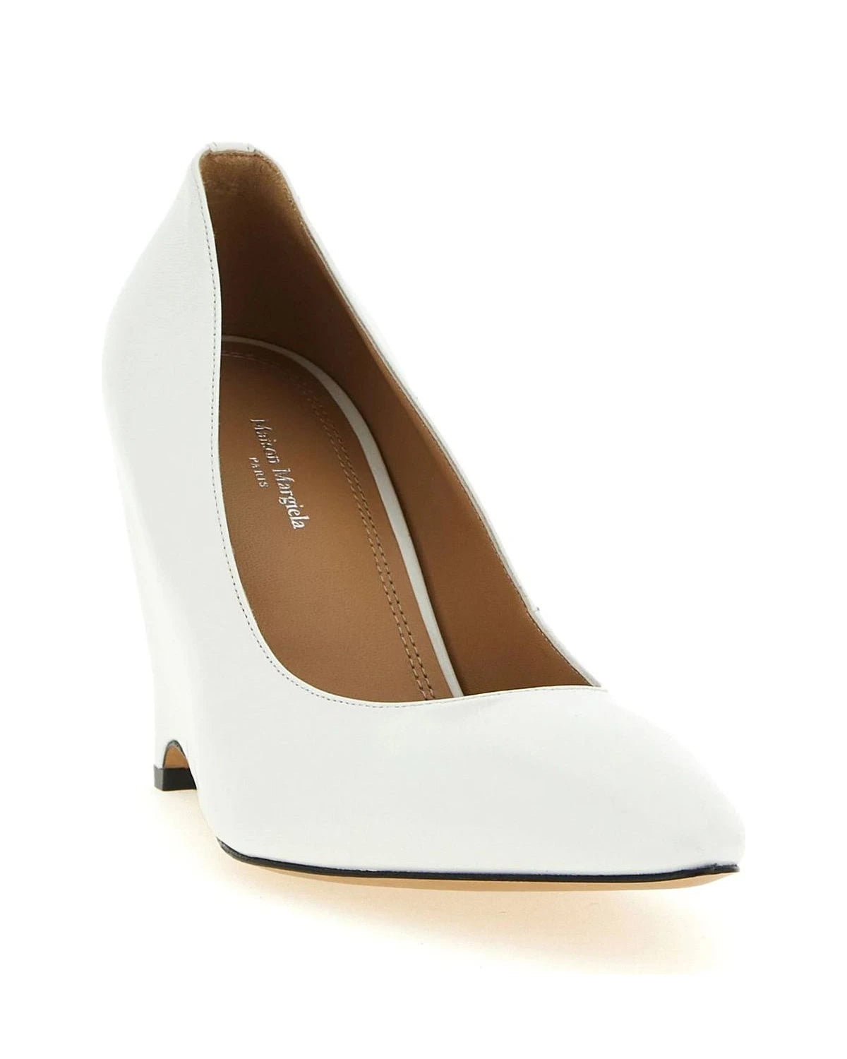 Maison Margiela Pumps in white, Sheepskin Leather — view 2