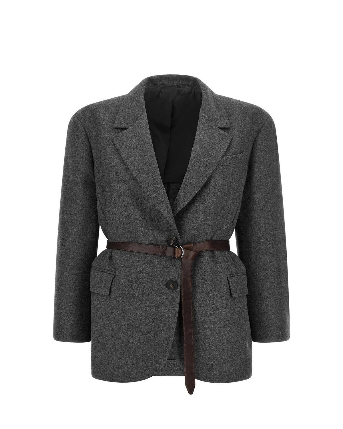 Brunello Cucinelli Blazer in gray, Virgin Wool