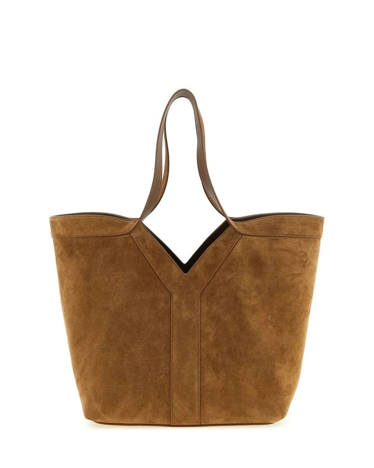 Saint Laurent Tote Bag in brown, Calfskin Leather